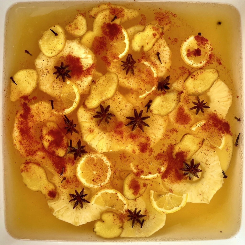 Second fermentation — kombucha with ingredients